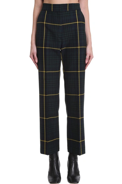 Shop Tommy Hilfiger Pants In Green Polyester
