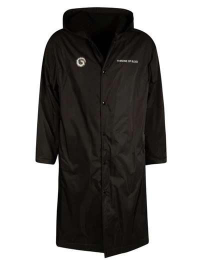 Shop Undercover Throne Of Blood Raincoat In Black