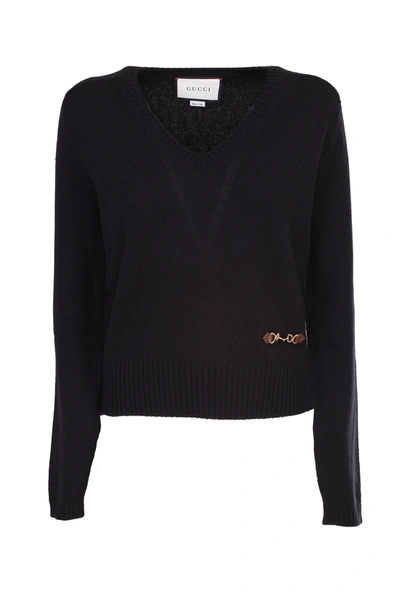 Shop Gucci Sweater In Nero