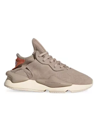 Shop Y-3 Kaiwa Low-top Sneakers In Trace Khaki