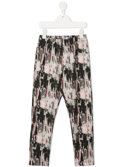 Shop Andorine Aurora-print Slim-fit Leggings In Pink