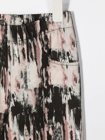 Andorine Aurora-print Slim-fit Leggings In Pink