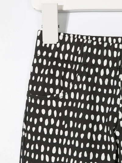 Shop Andorine Dot Print Leggings In Black