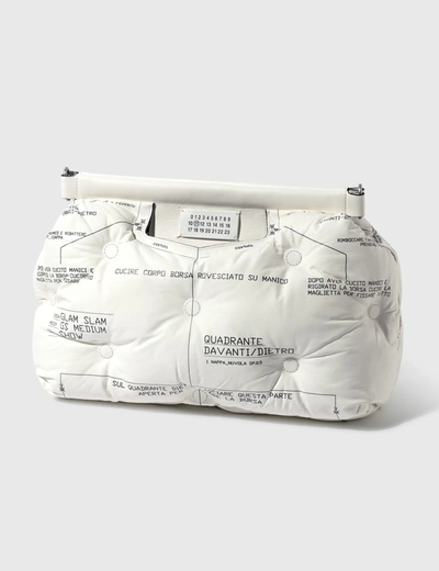 Shop Maison Margiela Glam Slam Medium Bag In White