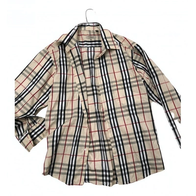 Pre-owned Burberry Multicolour Cotton Shirts