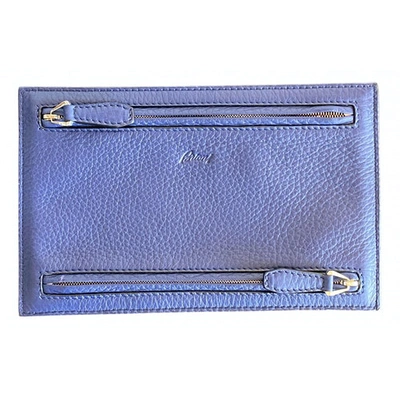 Pre-owned Brioni Blue Leather Small Bag, Wallet & Cases