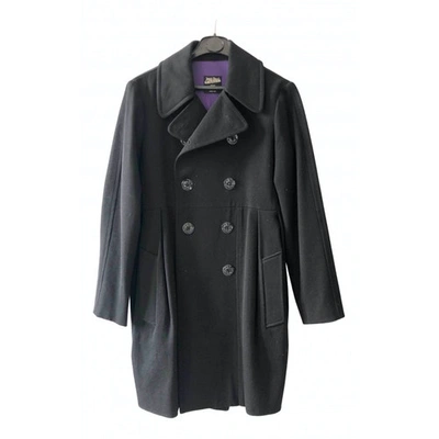 Pre-owned Jean Paul Gaultier Wool Coat In Black