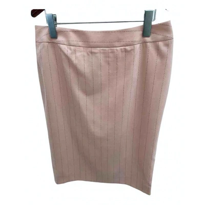Pre-owned Christian Lacroix Silk Mid-length Skirt In Pink