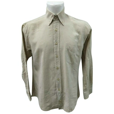 Pre-owned Burberry Beige Cotton Shirts