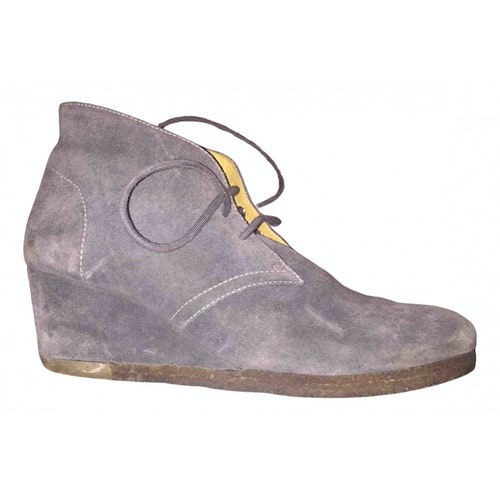 clarks grey suede ankle boots