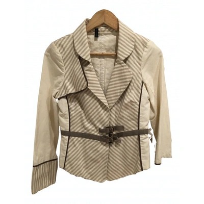 Pre-owned Hoss Intropia Beige Cotton Jacket