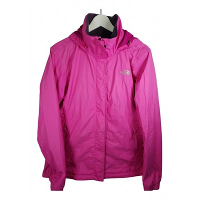Pre-owned The North Face Pink Leather Jacket