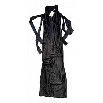 Pre-owned Ellery Silk Maxi Dress In Black