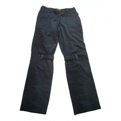 Pre-owned Vivienne Westwood Anglomania Wool Trousers In Blue
