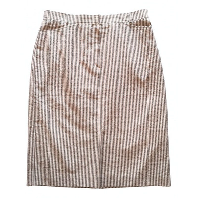 Pre-owned Bogner Beige Cotton Skirt