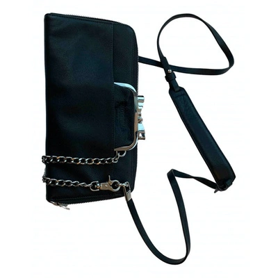 Pre-owned Sonia By Sonia Rykiel Black Leather Clutch Bag