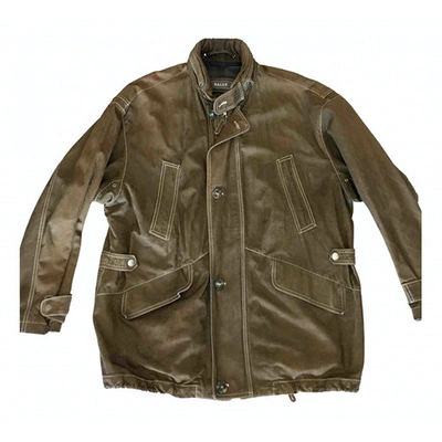 Pre-owned Bally Brown Leather Jacket