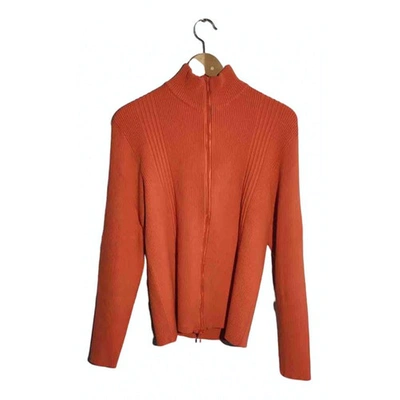Pre-owned Mugler Orange Knitwear & Sweatshirts