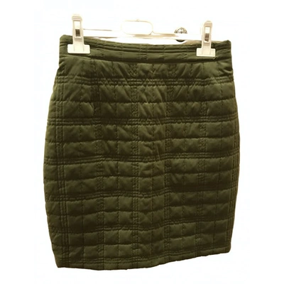 Pre-owned Loewe Green Skirt