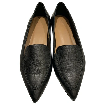 Pre-owned Flattered Black Leather Flats