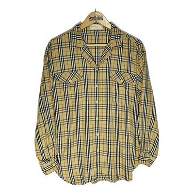 Pre-owned Burberry Brown Cotton Shirts