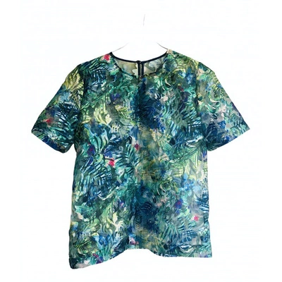 Pre-owned Si-jay Silk Blouse In Multicolour