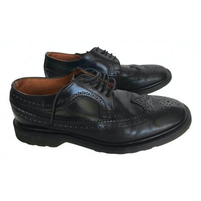 Pre-owned Dr. Martens 3989 (brogue) Black Leather Lace Ups
