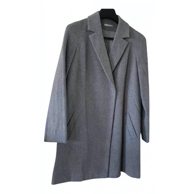 Pre-owned Paule Ka Wool Coat In Grey