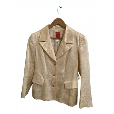 Pre-owned Christian Lacroix Beige Cotton Jacket