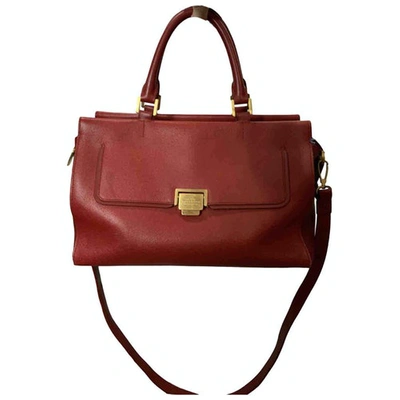 Pre-owned Smythson Red Leather Handbag