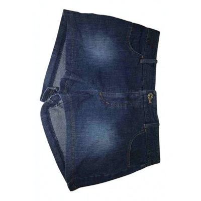 Pre-owned Fiorucci Blue Denim - Jeans Shorts