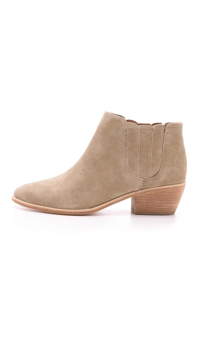 Shop Joie Barlow Suede Booties In Cement