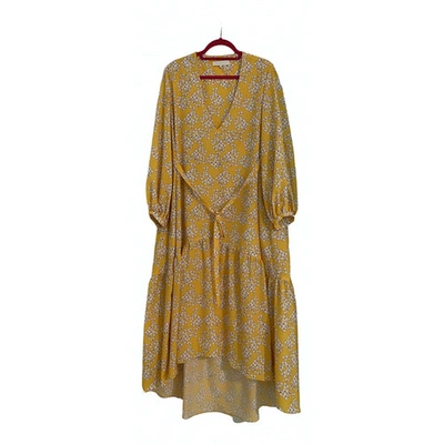 Pre-owned Borgo De Nor Mid-length Dress In Yellow