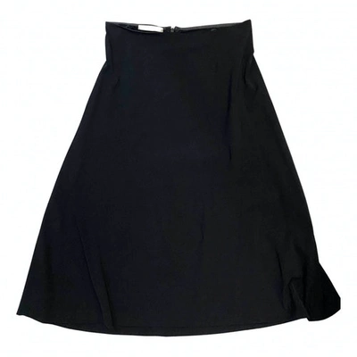 Pre-owned Luciano Barbera Mid-length Skirt In Black