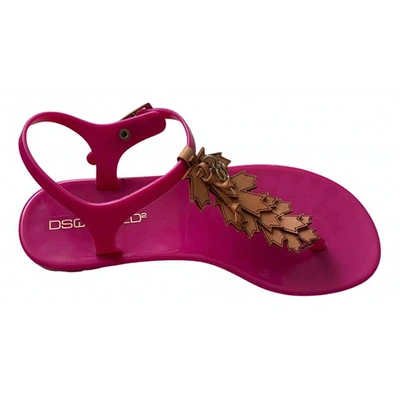 Pre-owned Dsquared2 Sandals In Purple