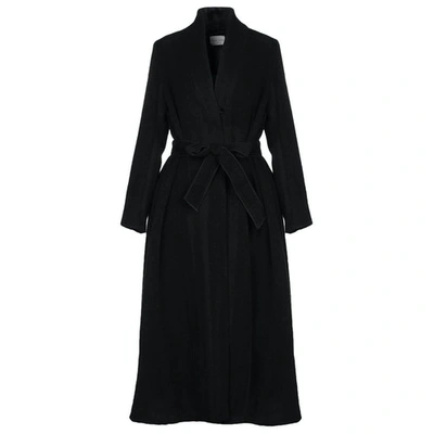 Pre-owned Forte Forte Wool Coat In Black