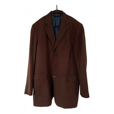 Pre-owned Rochas Wool Vest In Brown