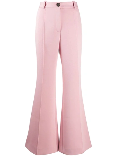 Shop Peter Do Twill Wide-leg Trousers In Pink