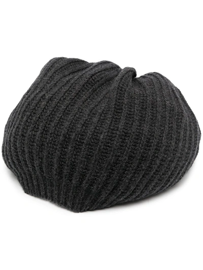 Shop Gentry Portofino Knitted Cashmere-blend Hat In Grey