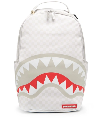 Sprayground Shark In Paris Faux Leather Backpack for Men