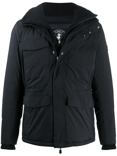 Shop Save The Duck Funnel-neck Jacket In Black