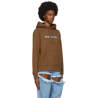 Shop Marc Jacobs Brown Heaven By  Sweet Boy Hoodie