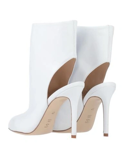 Shop Natasha Zinko Ankle Boot In White