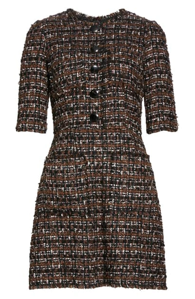 Shop Dolce & Gabbana Tweed Dress