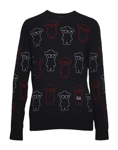 Shop Emporio Armani Woman Sweater Black Size 4 Viscose, Elastane