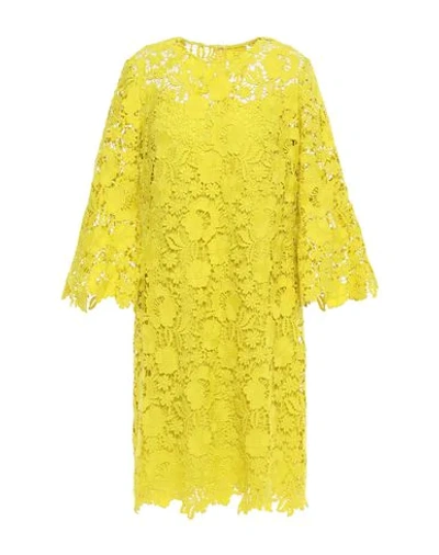 Shop Lela Rose Short Dresses In Yellow