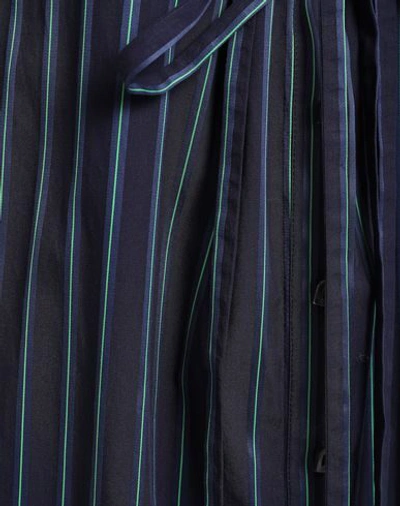 Shop Osman Knee-length Dress In Dark Blue