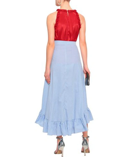 Shop Raoul Midi Skirts In Sky Blue