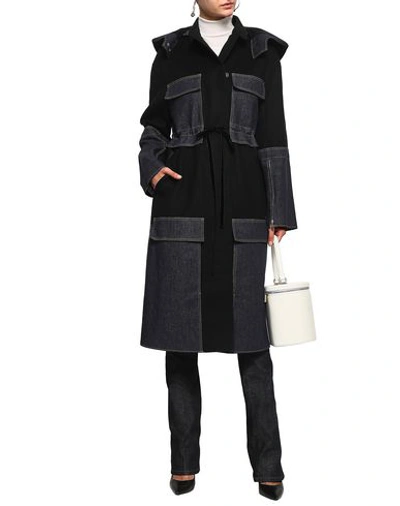 Shop Adeam Overcoats In Black