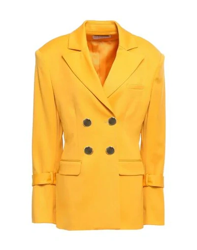 Shop Osman Suit Jackets In Ocher